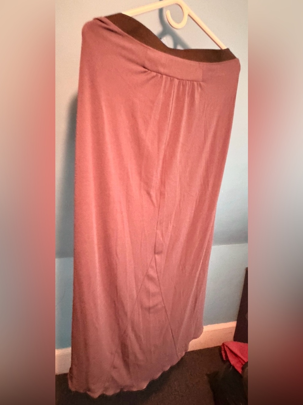 Vera Wang Skirt elegant Women's Maxi Skirt in Dusty Rose